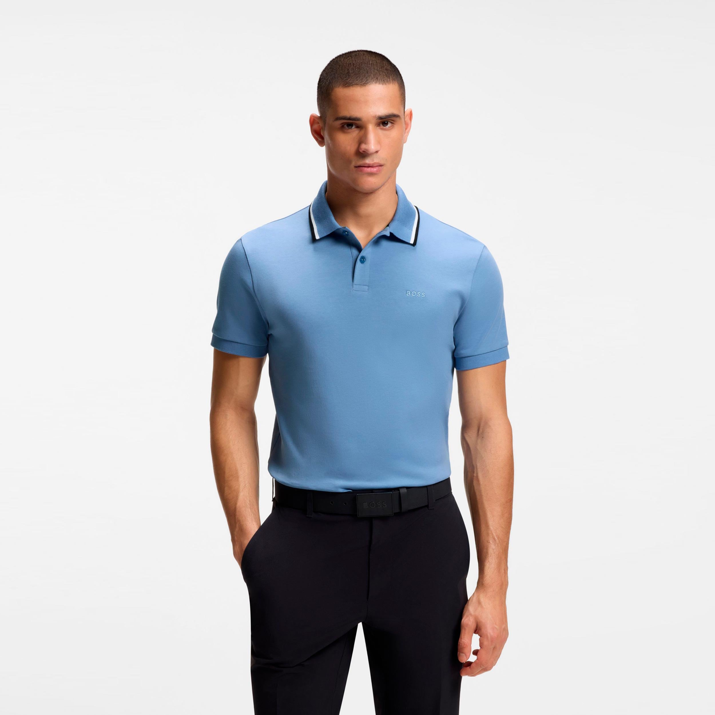 Join Paddy Polo Men-blue grey | Tennis-Point