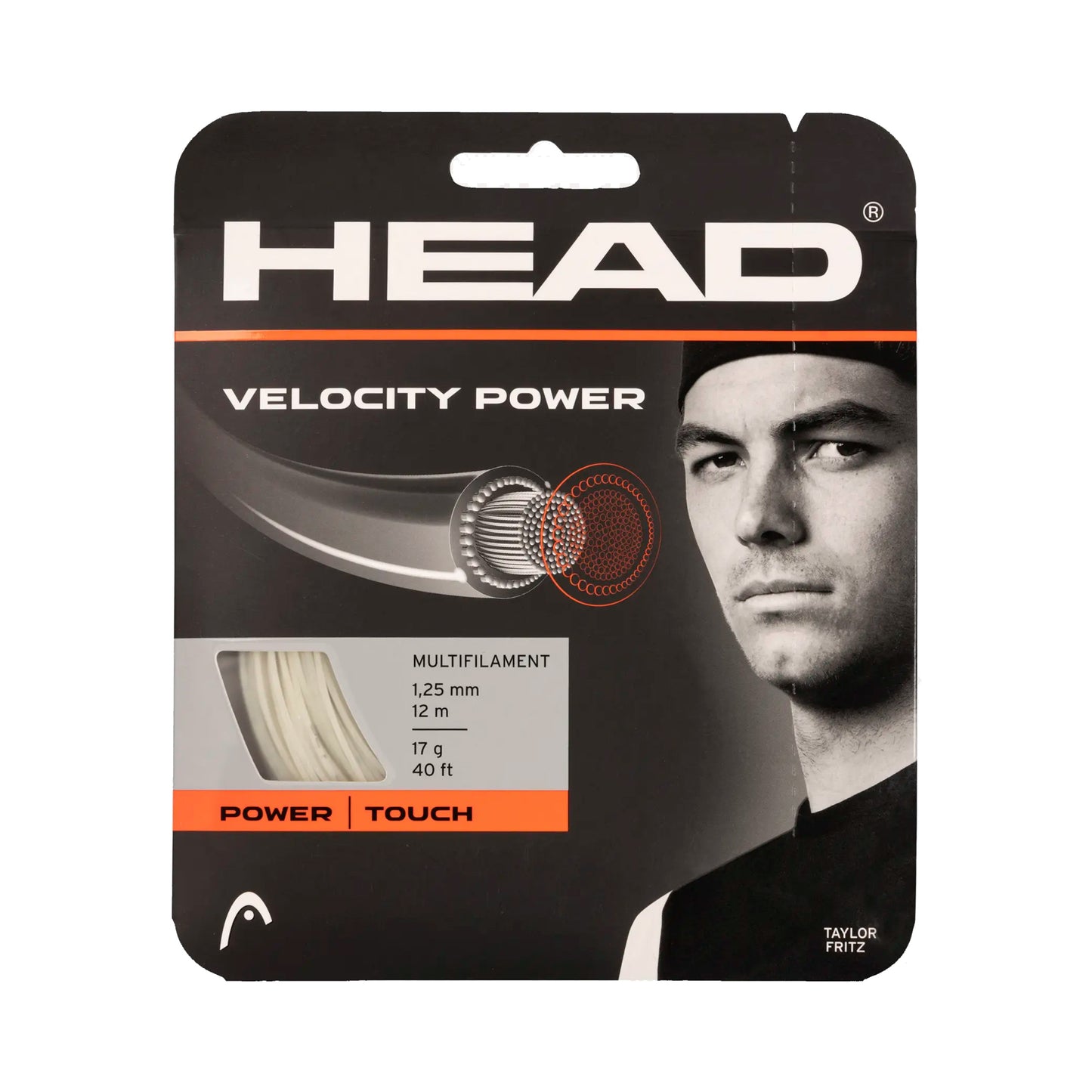 HEAD Velocity MLT Power String set 12m - ecru HEAD Velocity MLT Power String set 12m - ecru