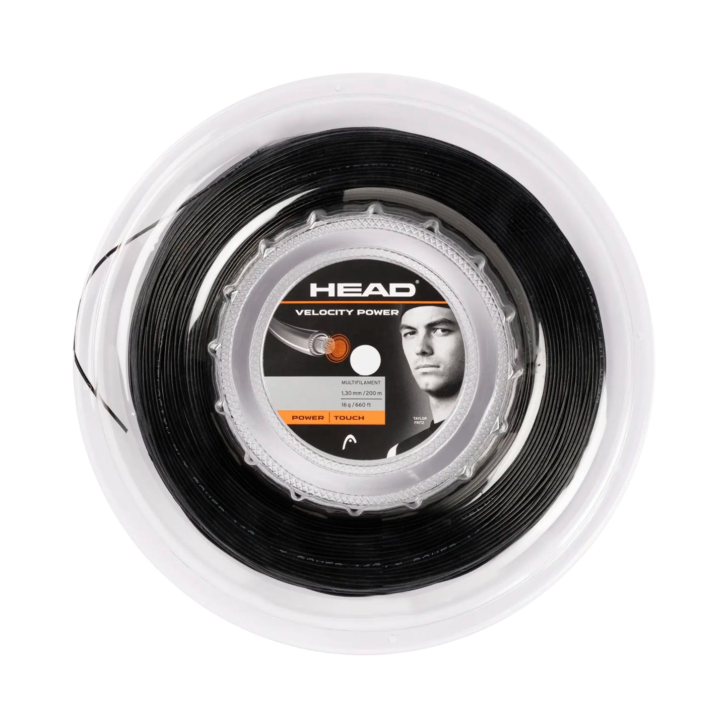 HEAD Velocity MLT Power String reel 200m - black HEAD Velocity MLT Power String reel 200m - black