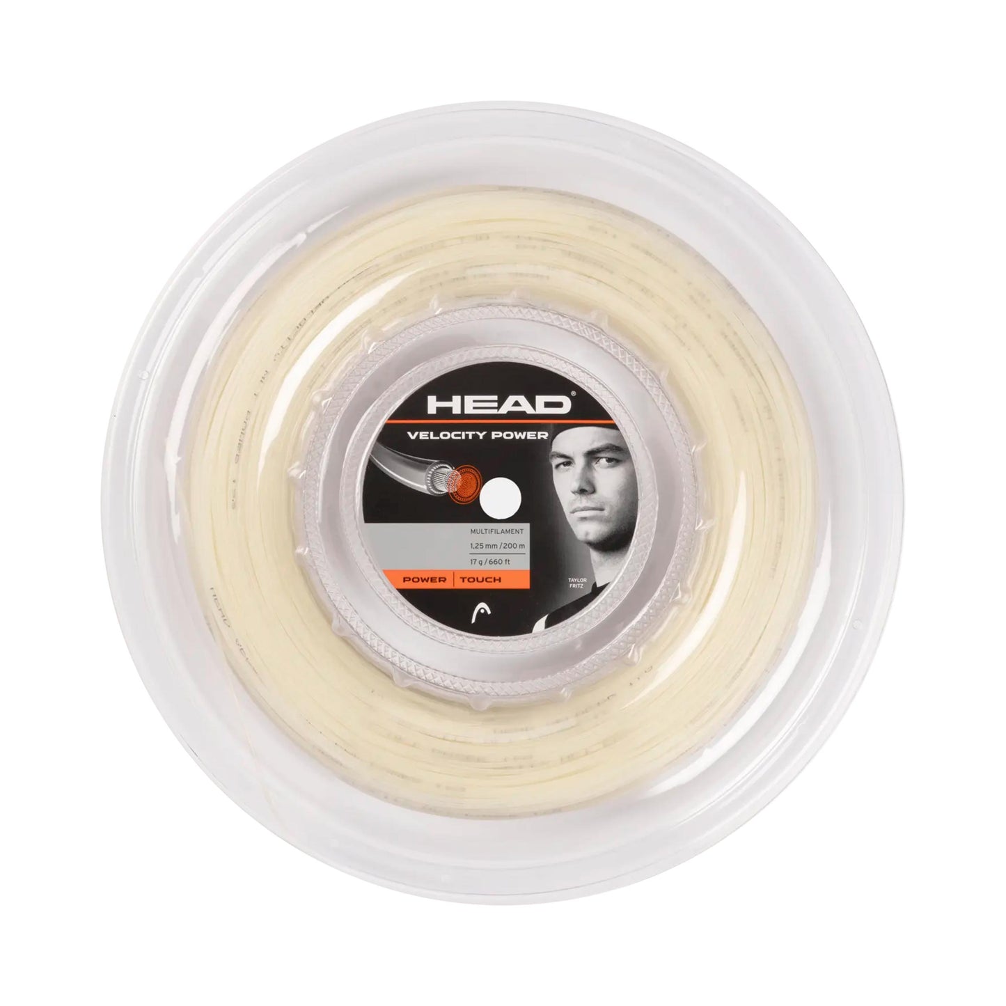 HEAD Velocity MLT Power String reel 200m - ecru HEAD Velocity MLT Power String reel 200m - ecru