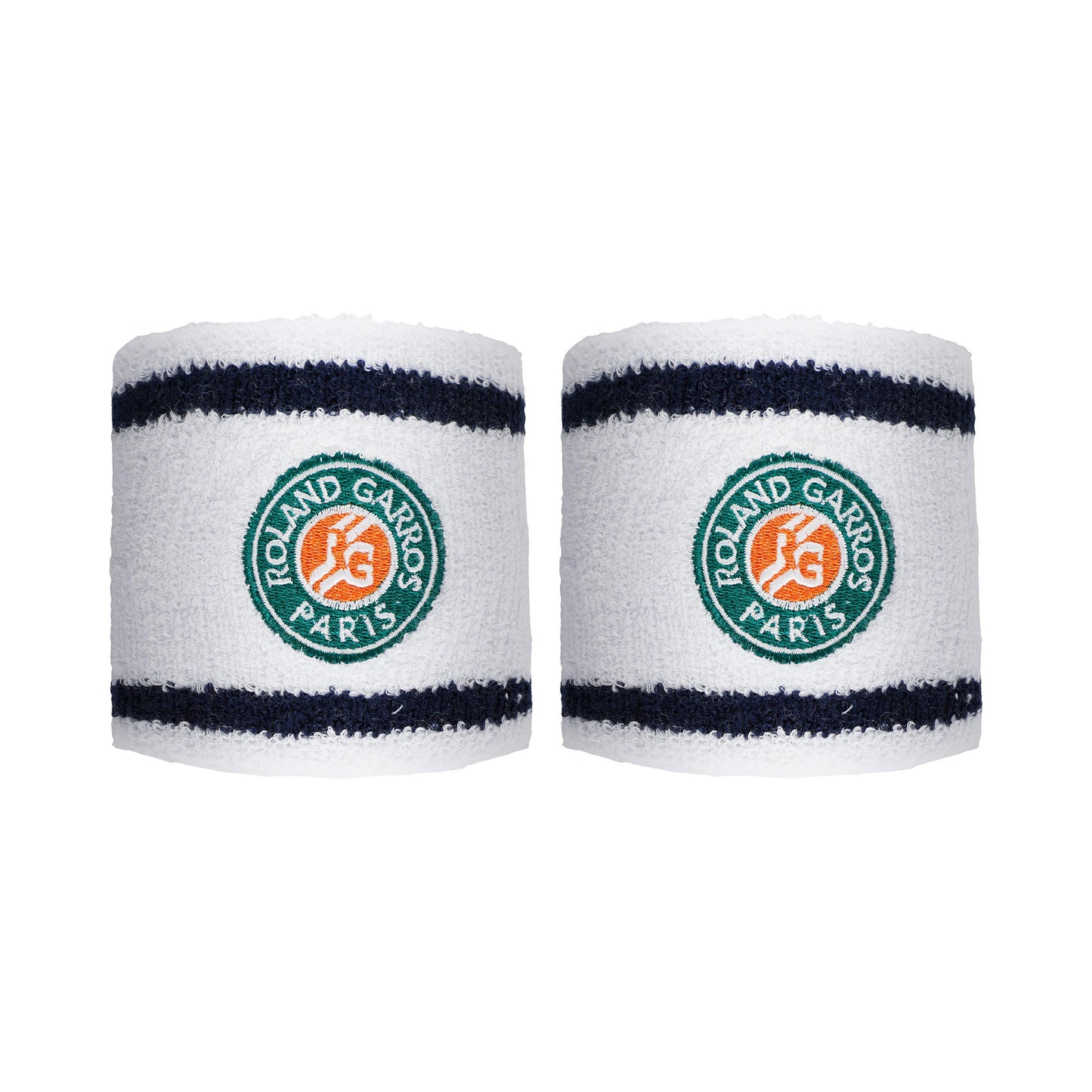 Roland Garros Wristband 2 Pack Men - white Roland Garros Wristband 2 Pack Men - white