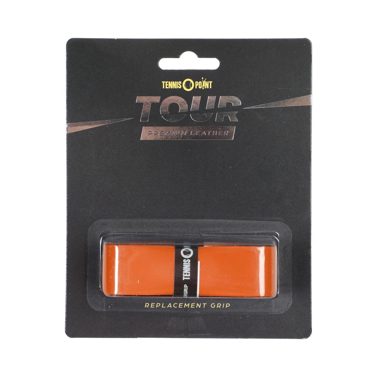 Tennis-Point Tour Leather Replacement Grip 1 Pack - brown Tennis-Point Tour Leather Replacement Grip 1 Pack - brown