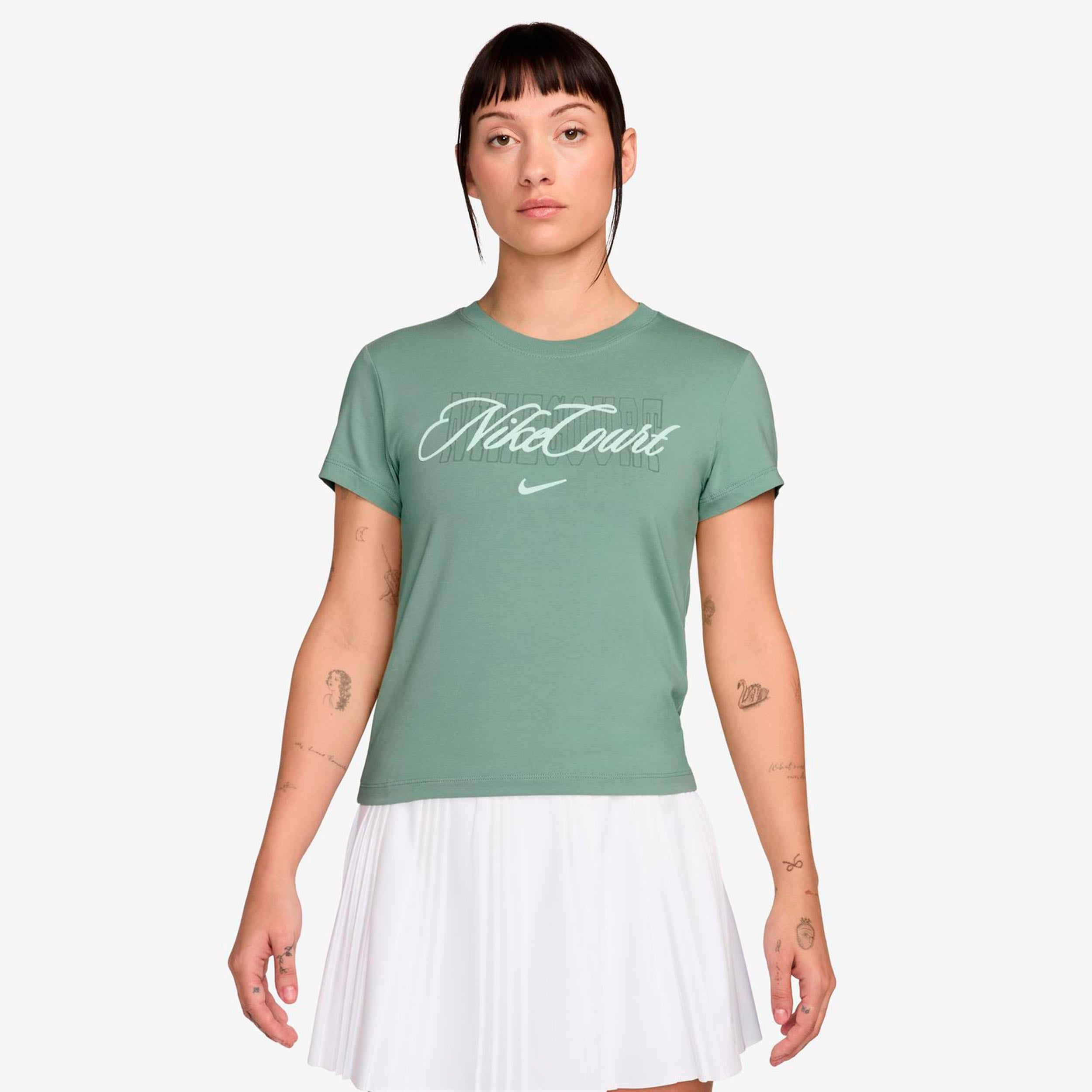 Heritage T-Shirt Women - grey-green, green | Tennis-Point