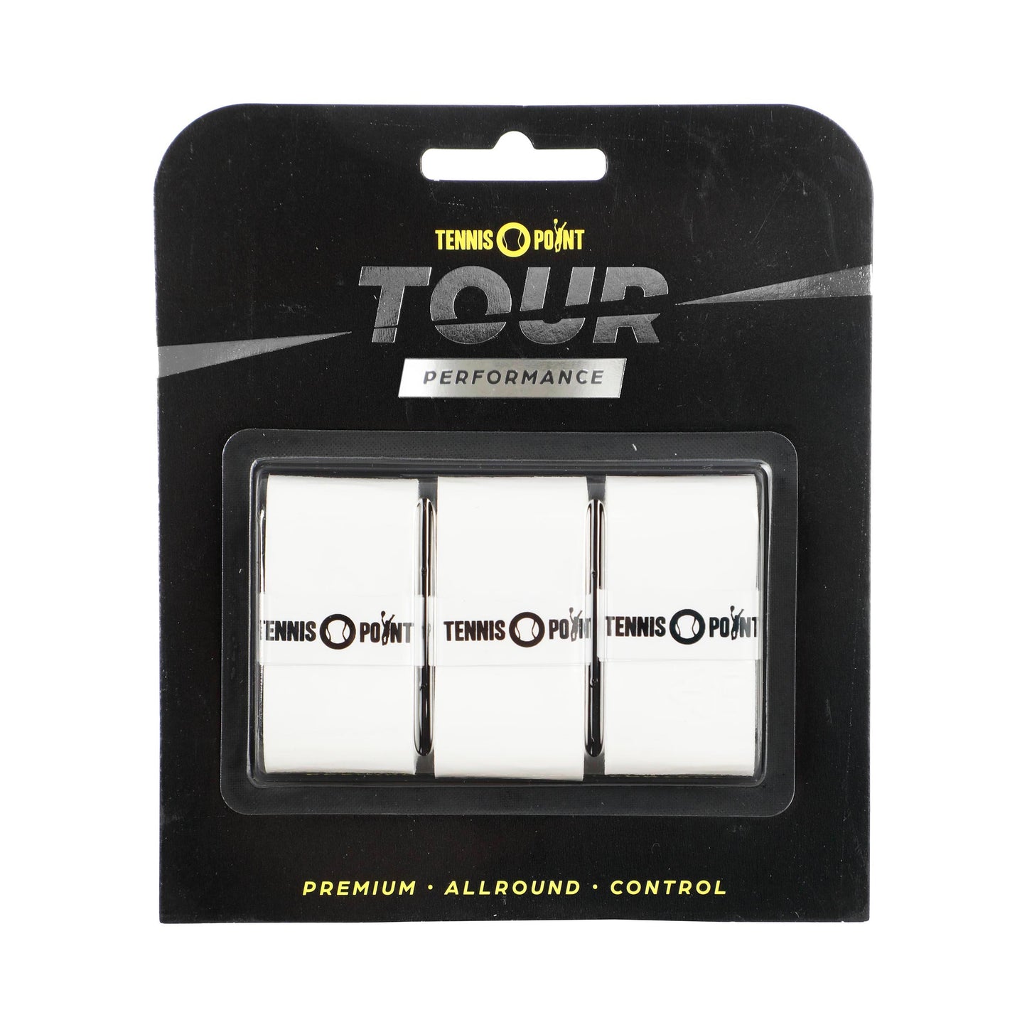 Tennis-Point Tour Performance 3 Pack - white Tennis-Point Tour Performance 3 Pack - white