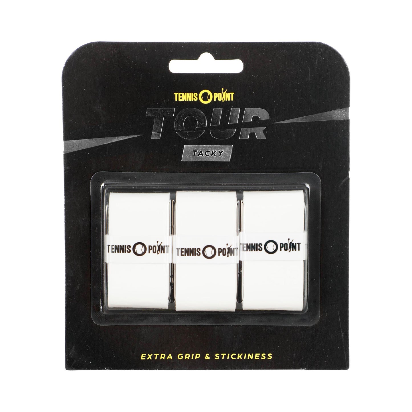 Tennis-Point Tour Tacky 3 Pack - white Tennis-Point Tour Tacky 3 Pack - white