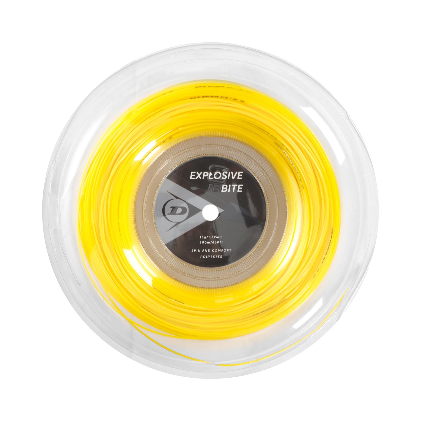 Dunlop Explosive Bite String reel 200m - yellow Dunlop Explosive Bite String reel 200m - yellow
