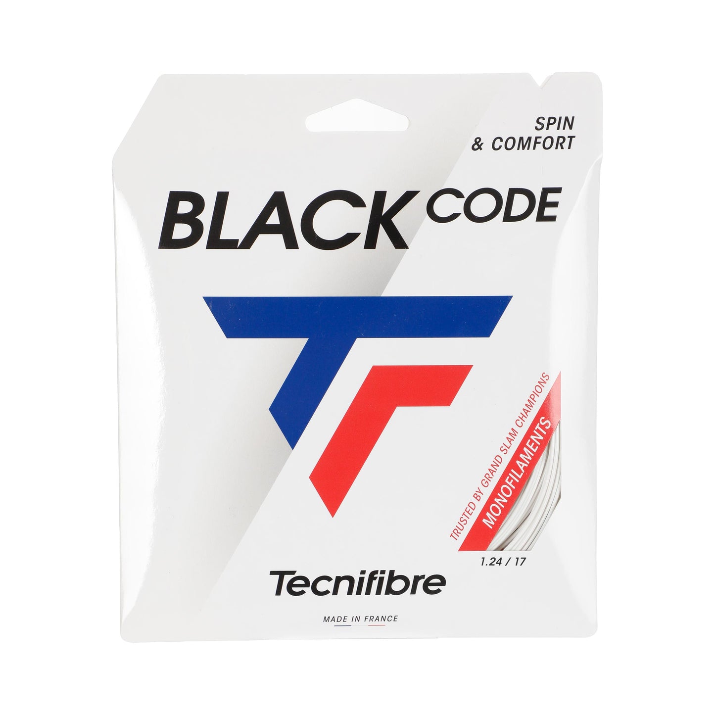 Tecnifibre Black Code Spezial String set 12,2m - white Tecnifibre Black Code Spezial String set 12,2m - white