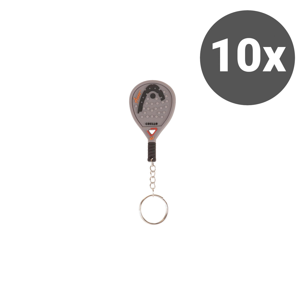 HEAD Coello Key ring 10 Pack - black HEAD Coello Key ring 10 Pack - black