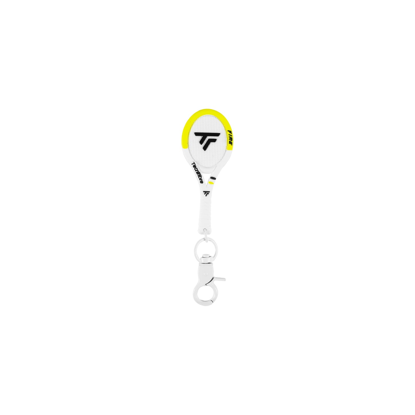 Tecnifibre Fire Key ring - white, yellow Tecnifibre Fire Key ring - white, yellow