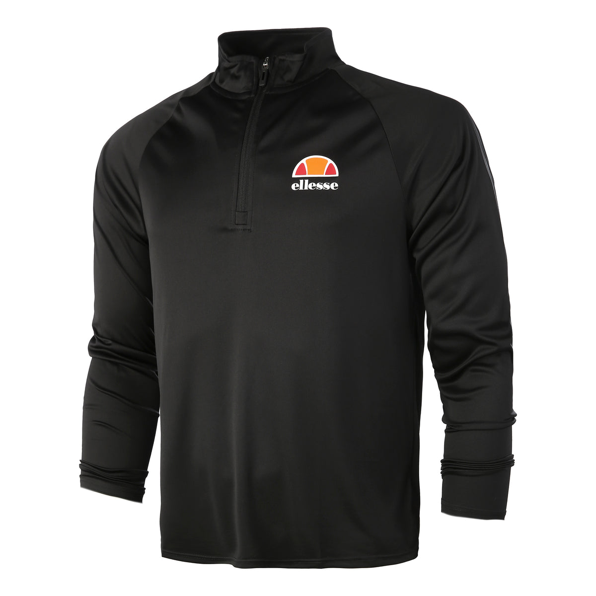 Ellesse Bovaro 1/2 Zip Long sleeve Men - black,
