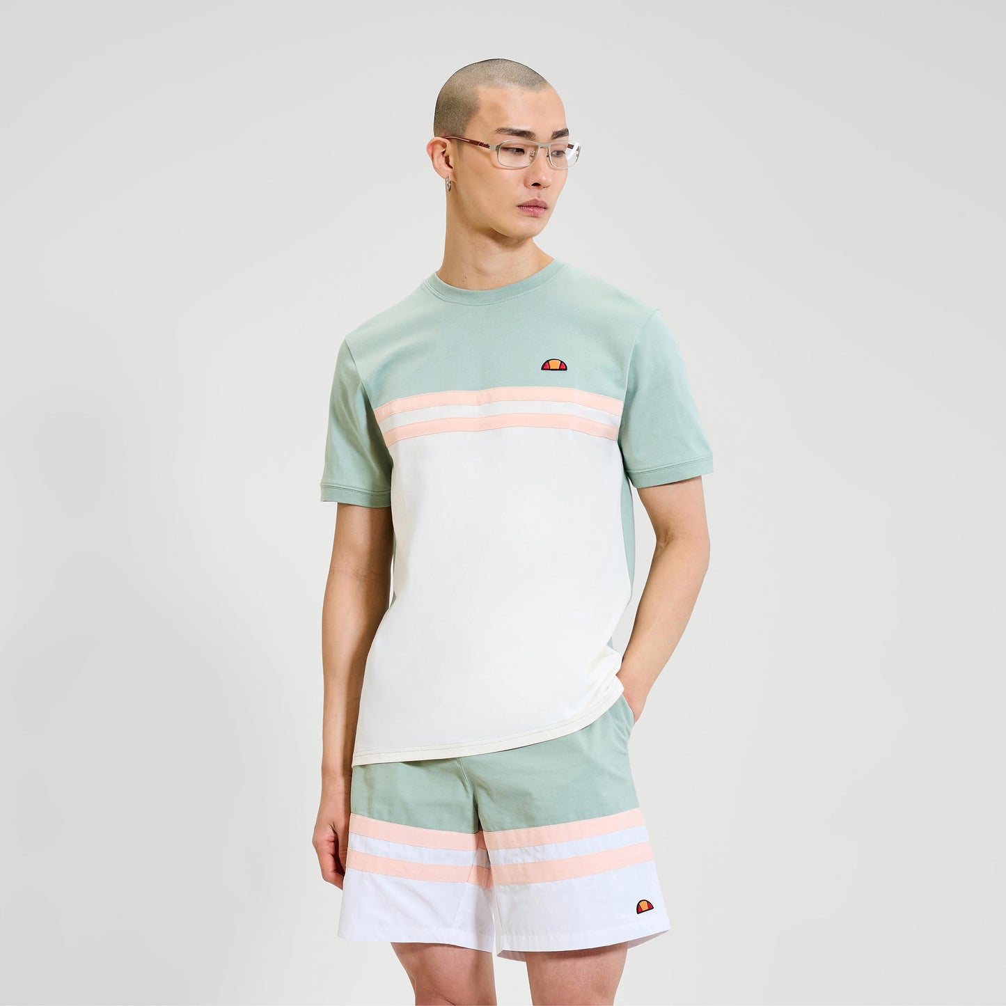 Ellesse Atrei T-Shirt Men-Sage,White