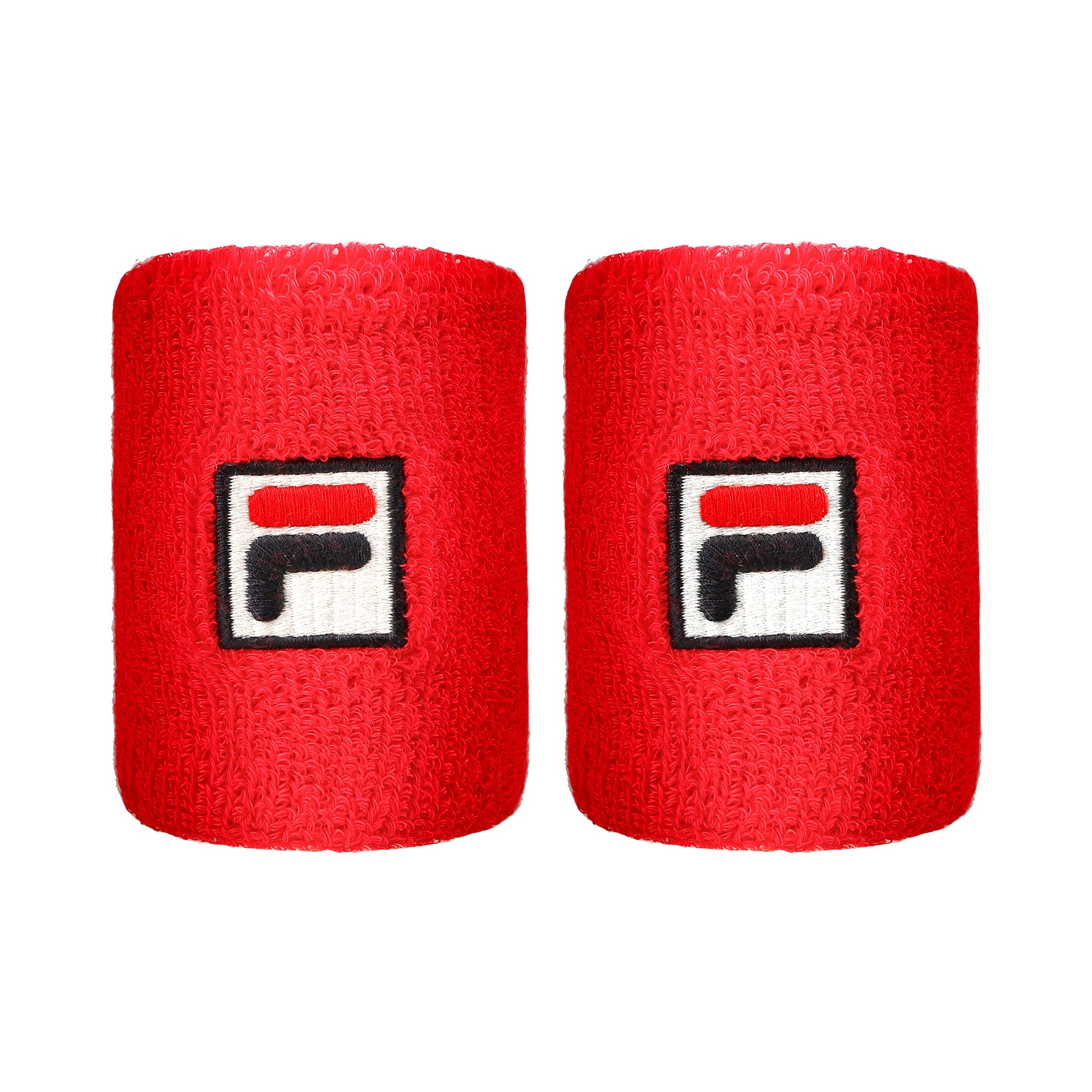 Fila Osten Wristband 2 Pack Unisex - red, white
