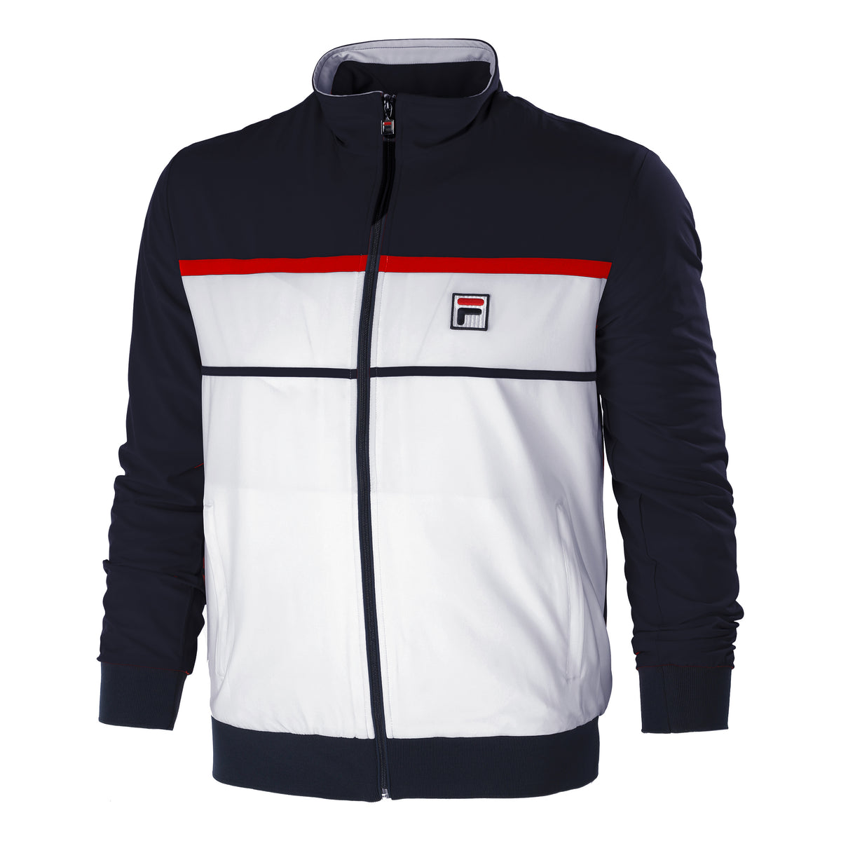 Fila Max Training jacket Men - white, dark blue