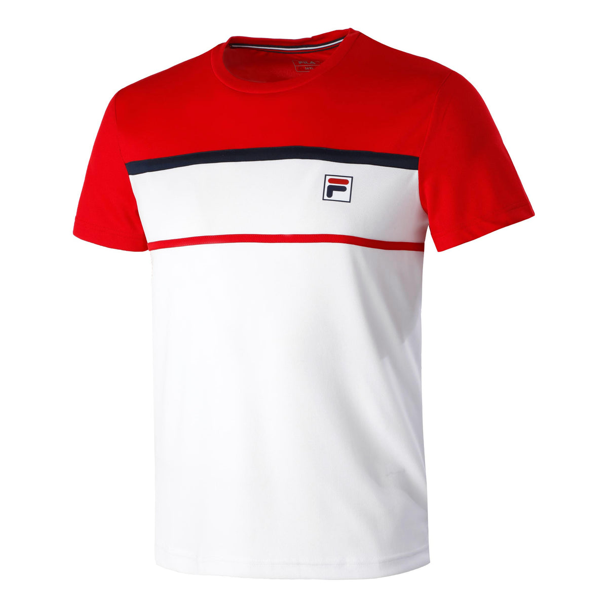Fila Steve T-Shirt Men - white, red