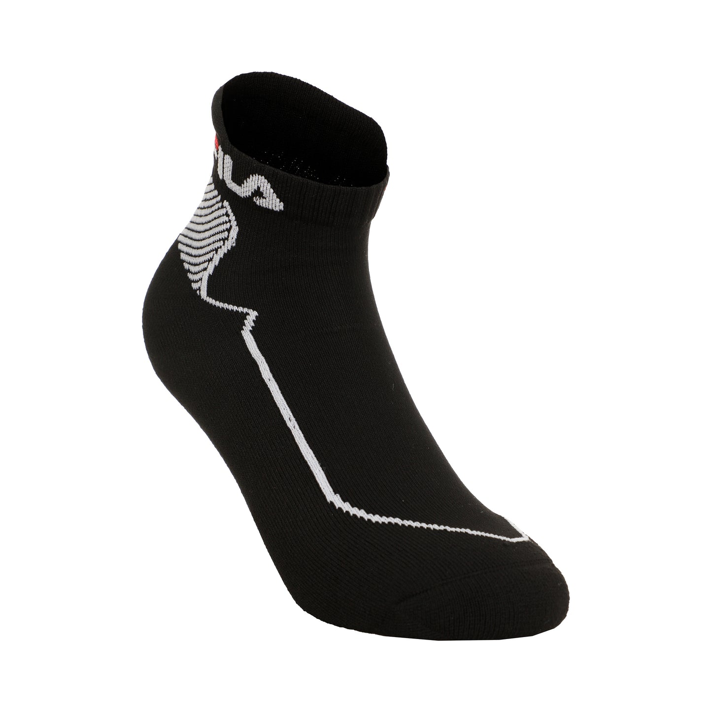 Fila Performance Short Sports Socks-Black,Multicoloured