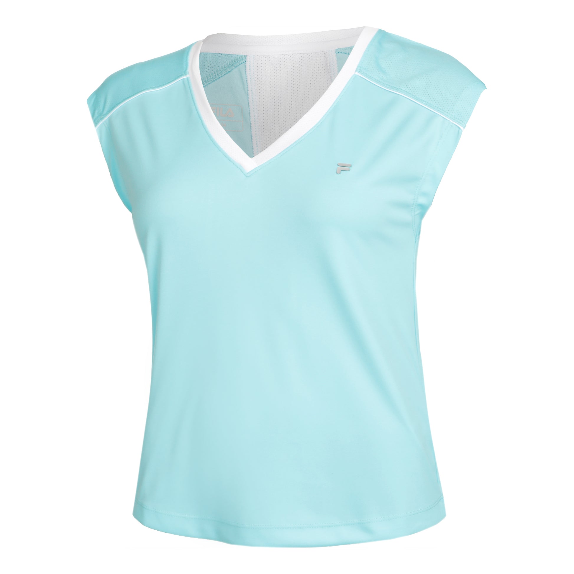 Fila Marlis T-Shirt Women - turquoise, white