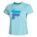 Emelie T-Shirt Women - turquoise, multicoloured