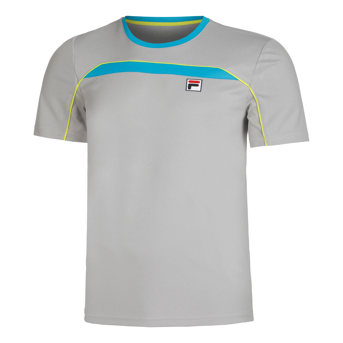 Fila Asher T-Shirt Men - silver, turquoise