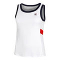 Lissy Tank Top Women-White,Dark Blue