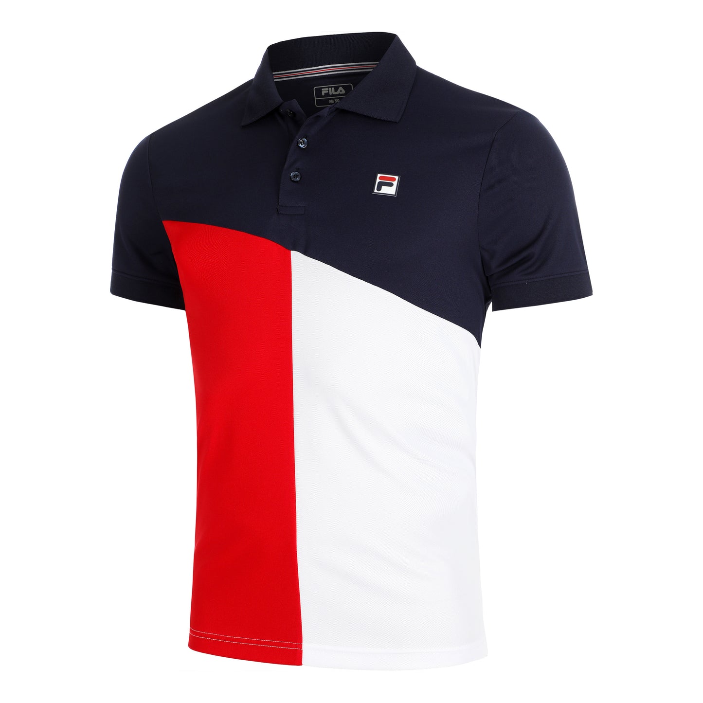 Fila Erol Polo Men-Dark Blue,Red