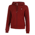 Hanni Zip Hoodie Women - dark red,