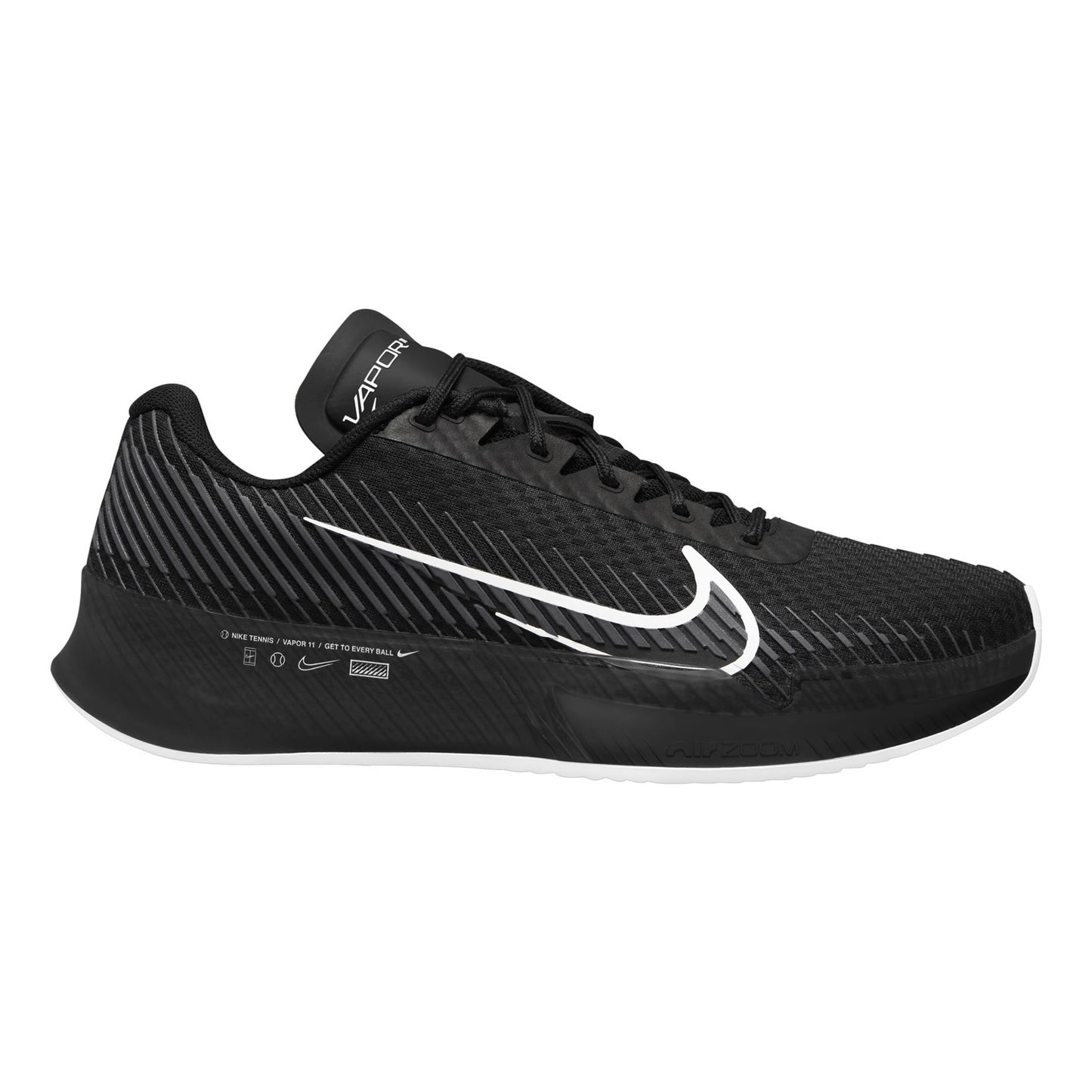 Nike Air Zoom Vapor 11 Clay court shoe Men - black, white