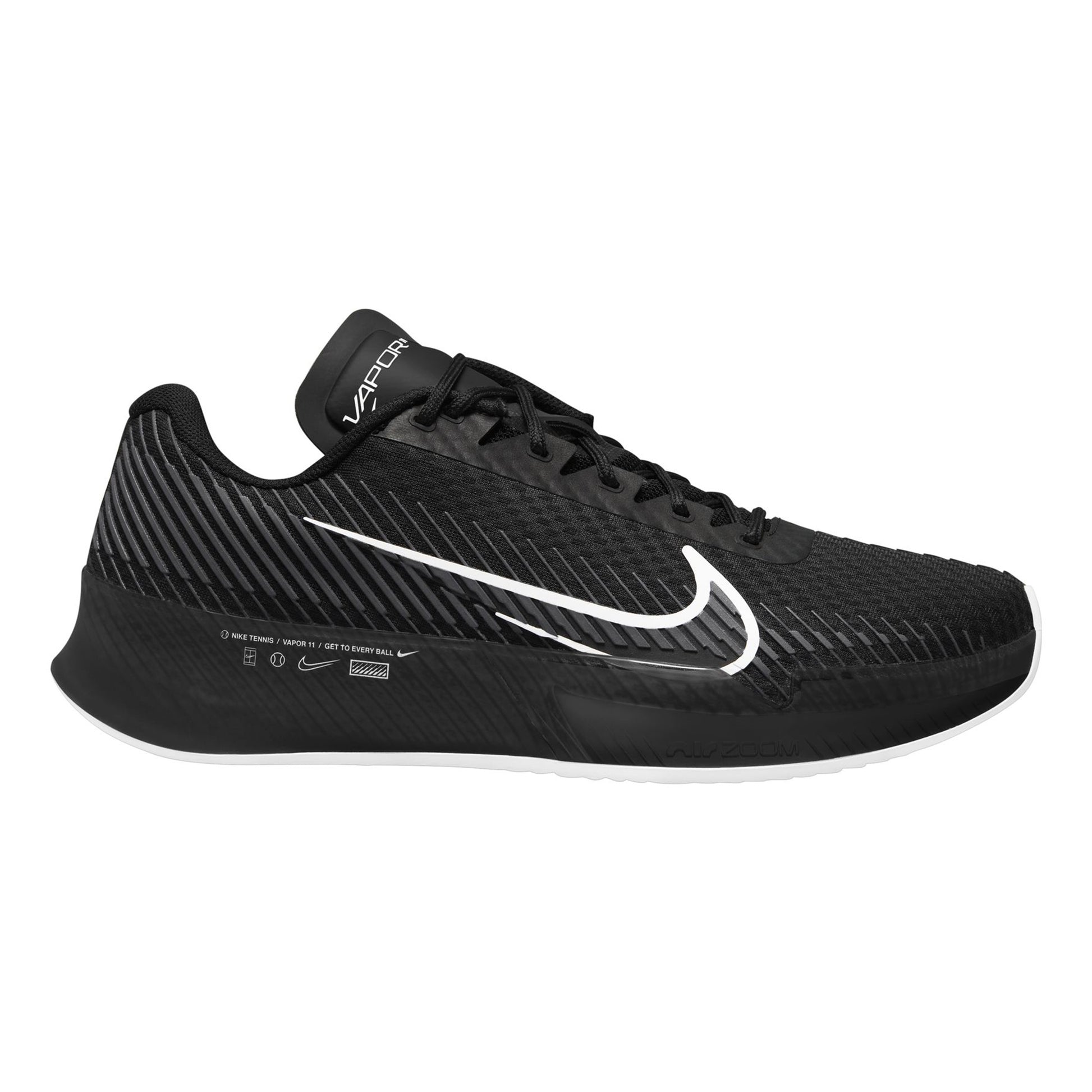 Nike Air Zoom Vapor 11 Clay court shoe Men - black, white