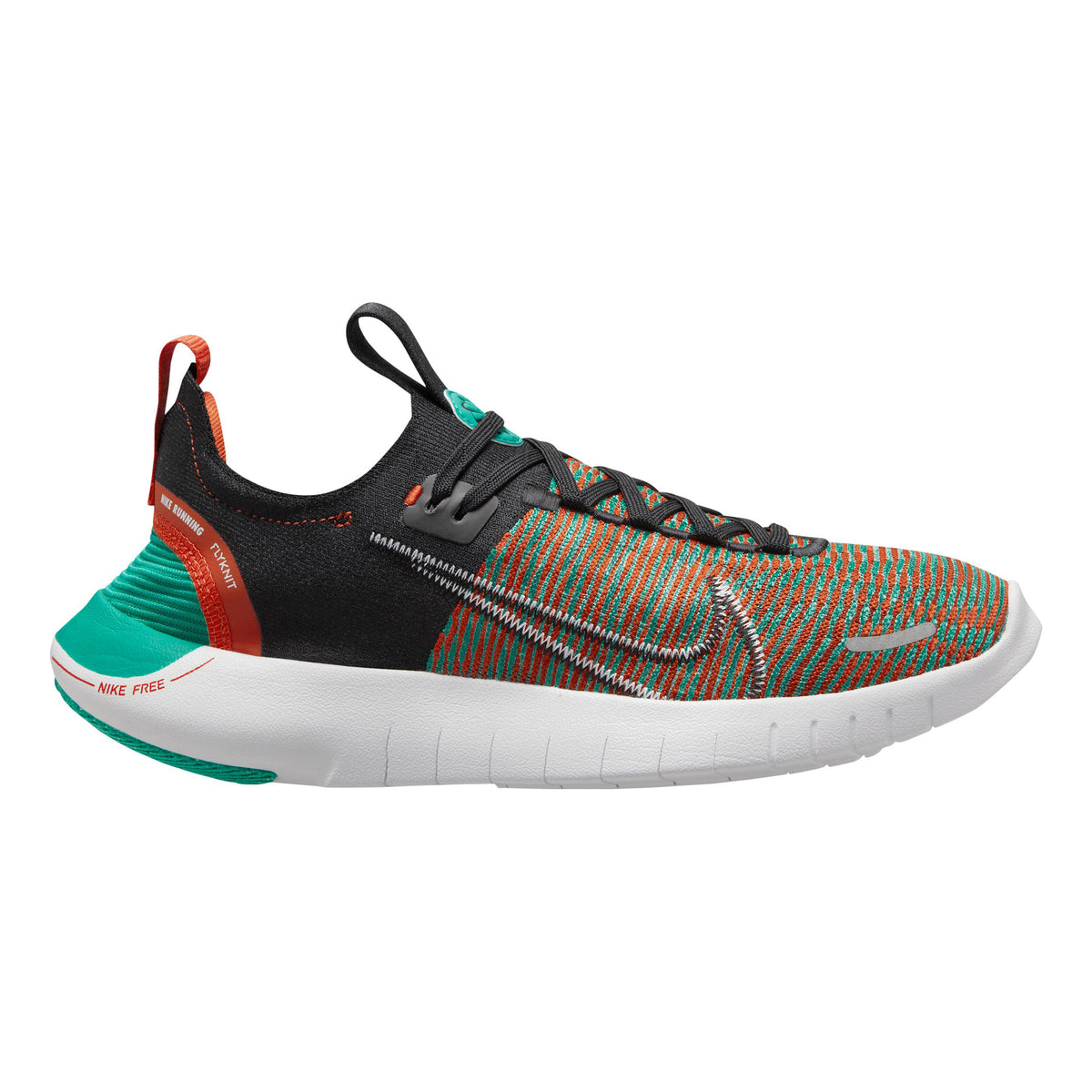 Nike Free Run Flyknit Next Nature Neutral running shoe Women - red, turquoise
