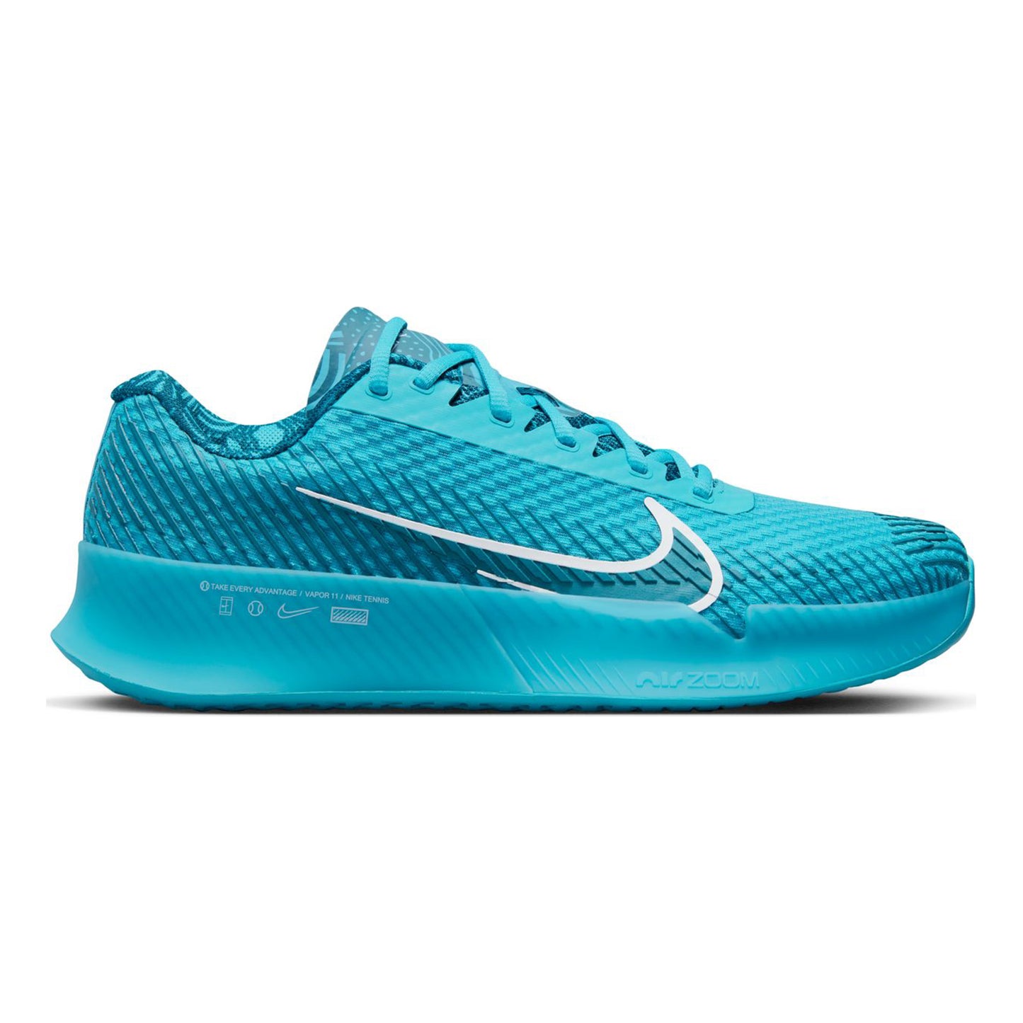 Nike Air Zoom Vapor 11 All court shoe Men - turquoise, white