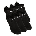 Everyday Lightweight Tennis socks 6 Pack Unisex - black, white