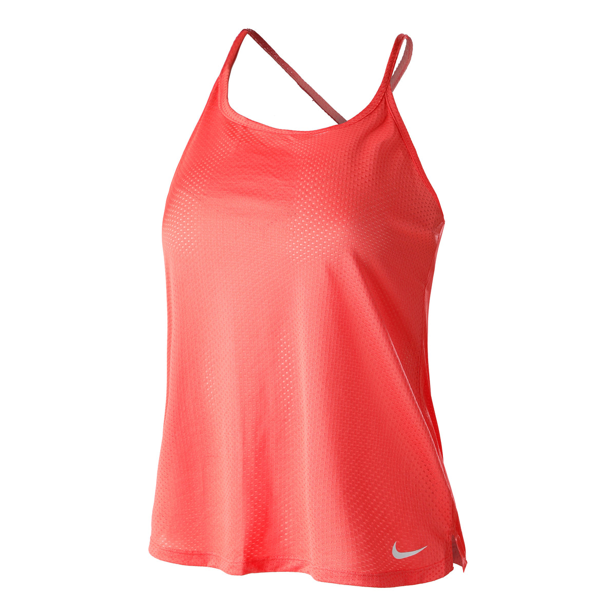 Nike Dri-Fit Breathe Standard Fit Tank top Women - coral, white