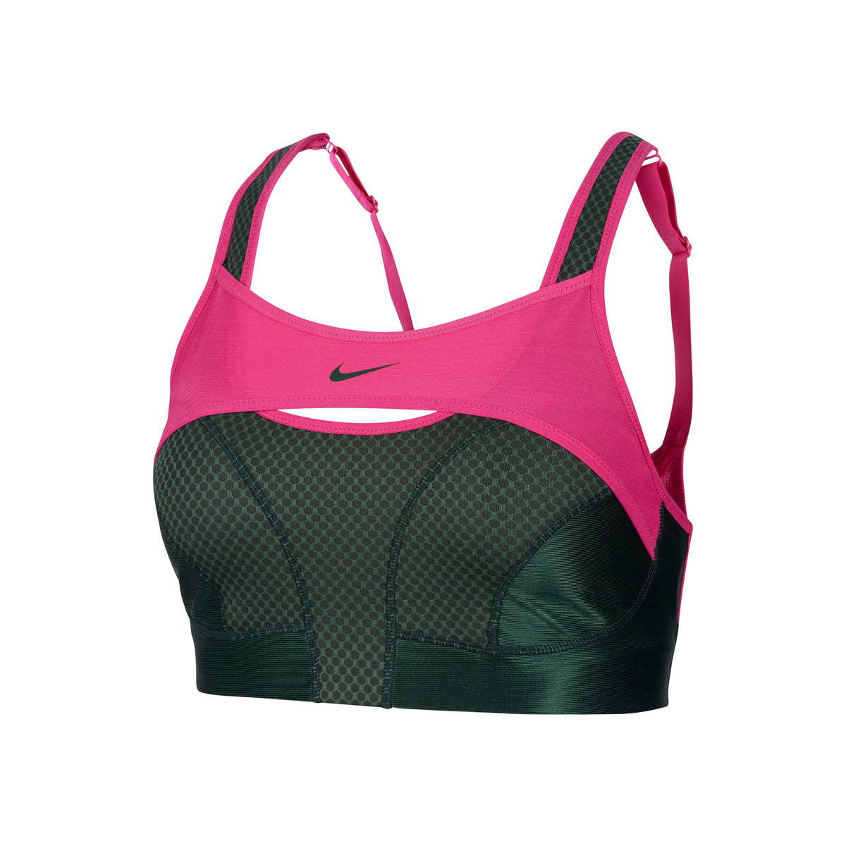 Nike Alpha Ultrabreathe Sports bras Women - dark green, pink