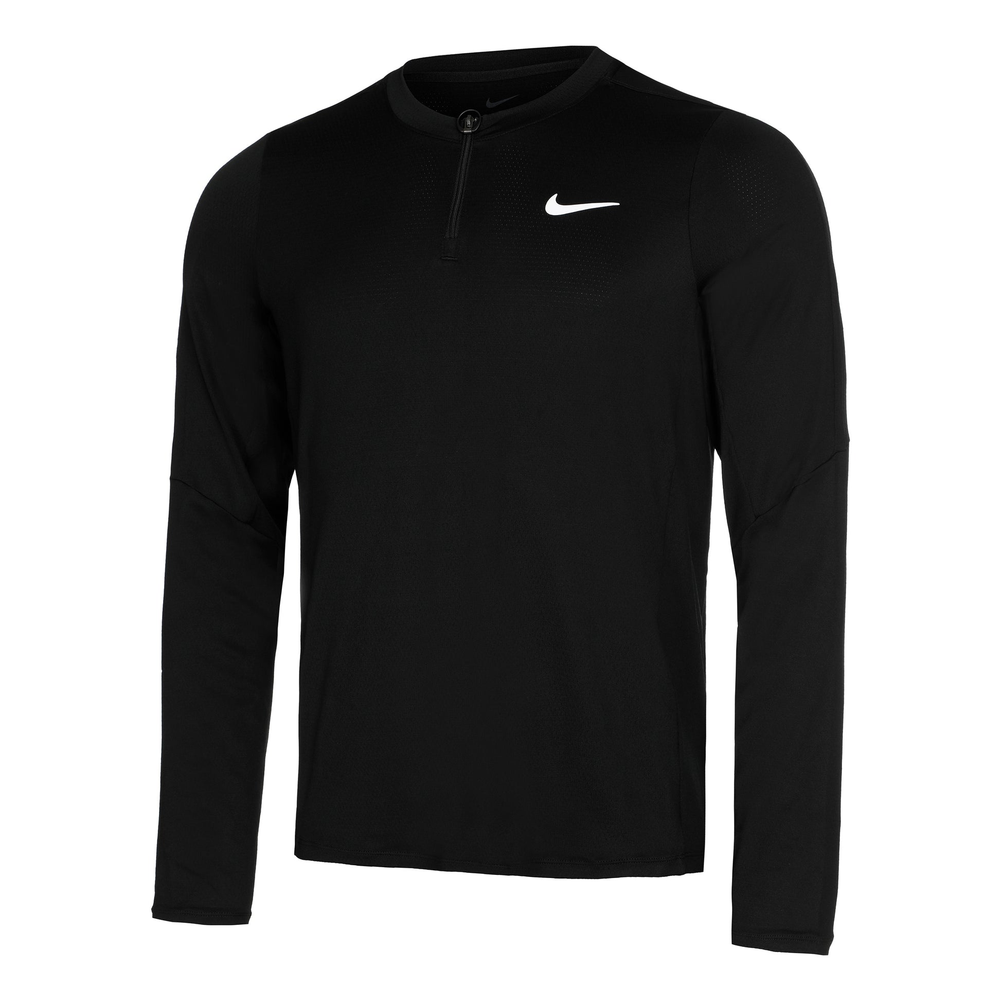 Nike Court Dri-Fit Half-Zip Long sleeve Men - black,