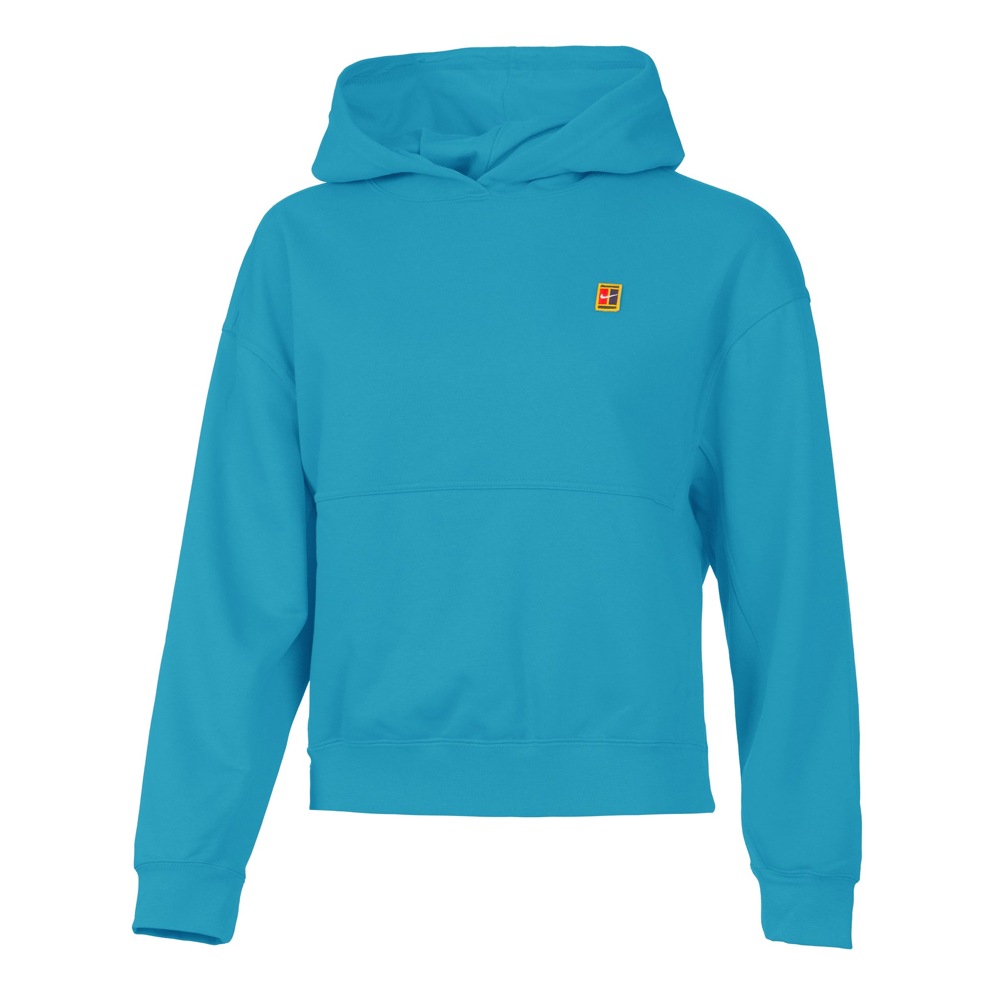 Nike Dri-Fit Court Heritage Fleece Hoody Women - petrol,