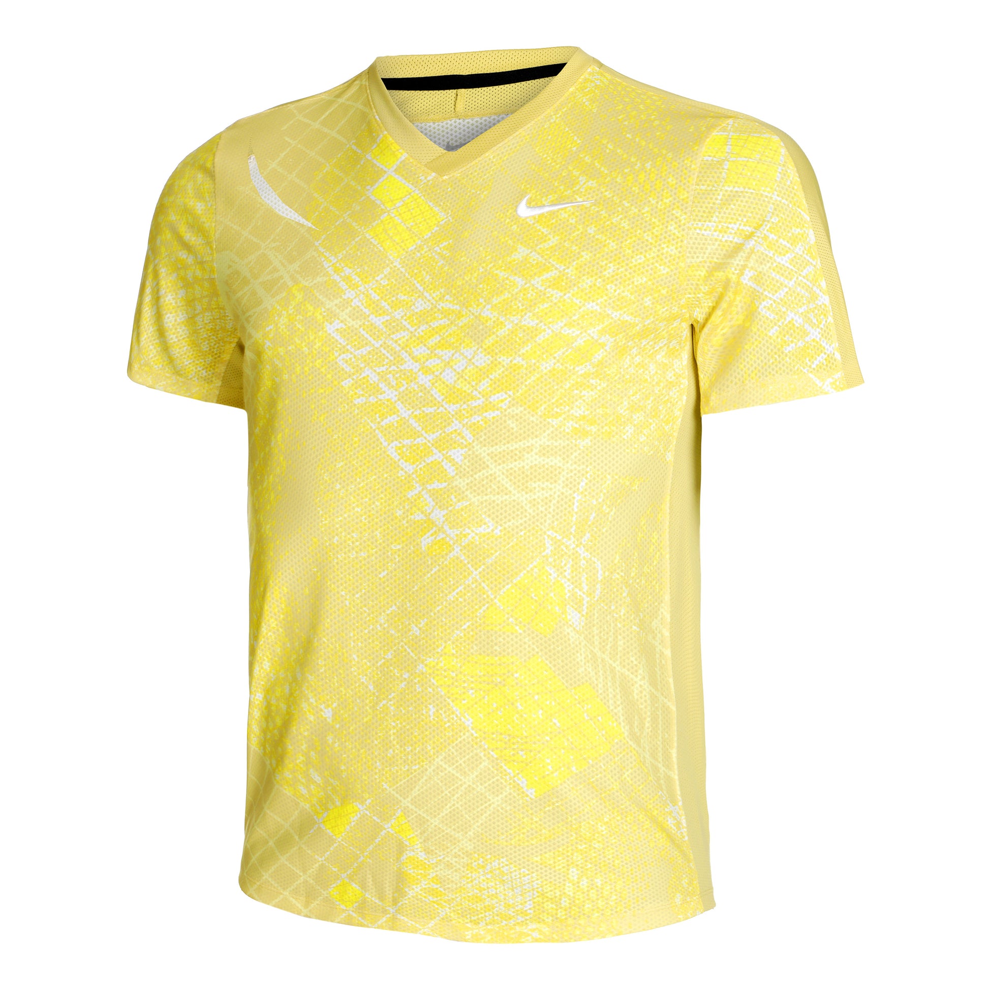 Nike Dri-Fit Court Novelty T-Shirt Men - yellow, white