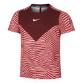 Dri-Fit Court Slam RG T-Shirt Men - dark red, antique pink