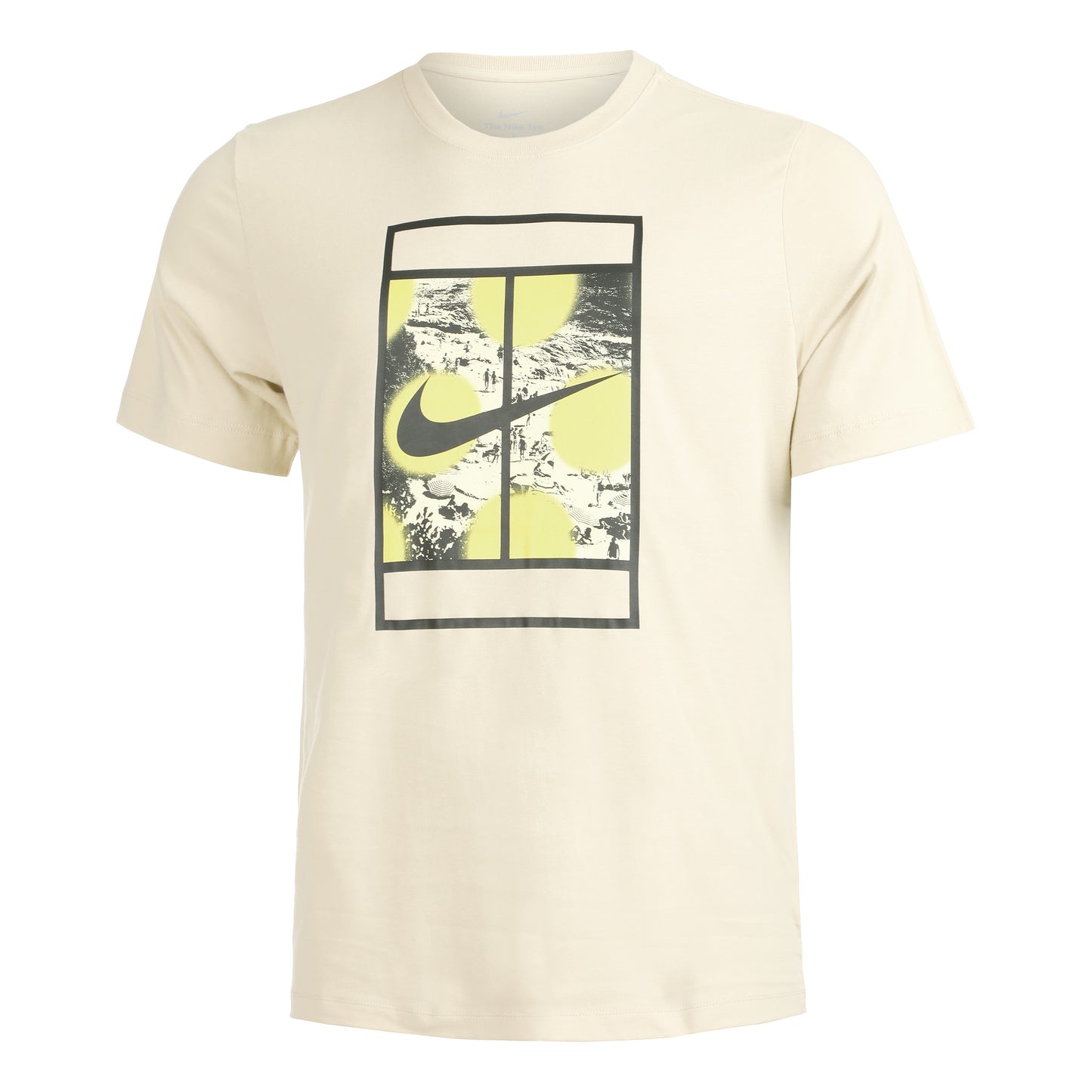 Nike Court Heritage RG T-Shirt Men - beige, multicoloured