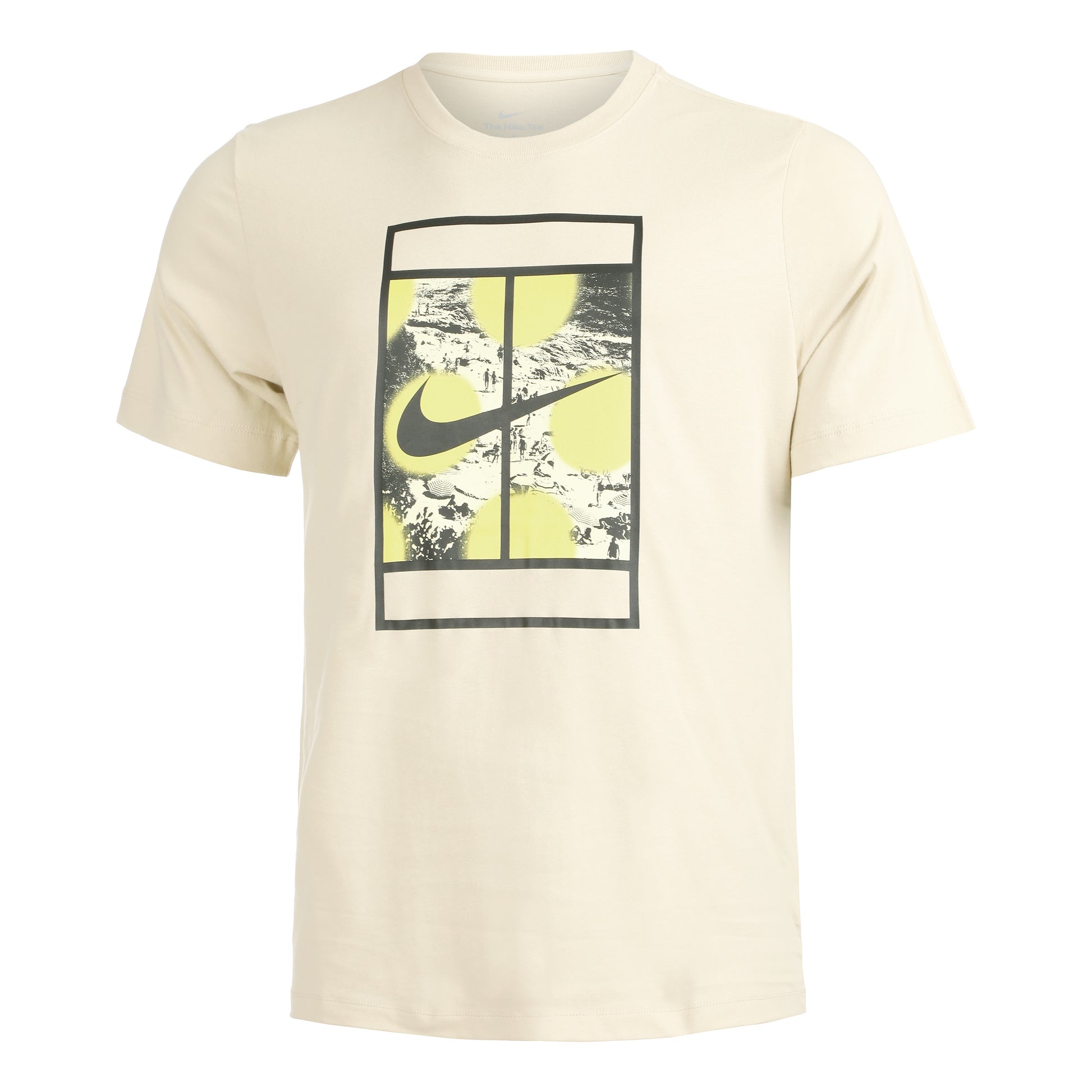 Nike Court Heritage RG T-Shirt Men - beige, multicoloured