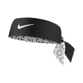 Dri-Fit Head Tie 3.0 Reversible Printed Bandana Unisex - white, black