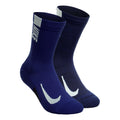 Dri-Fit Multiplier Crew Sports socks 2 Pack Unisex - blue, black