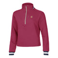 Dri-Fit Court Heritage 1/4 Zip Long sleeve Women - berry,