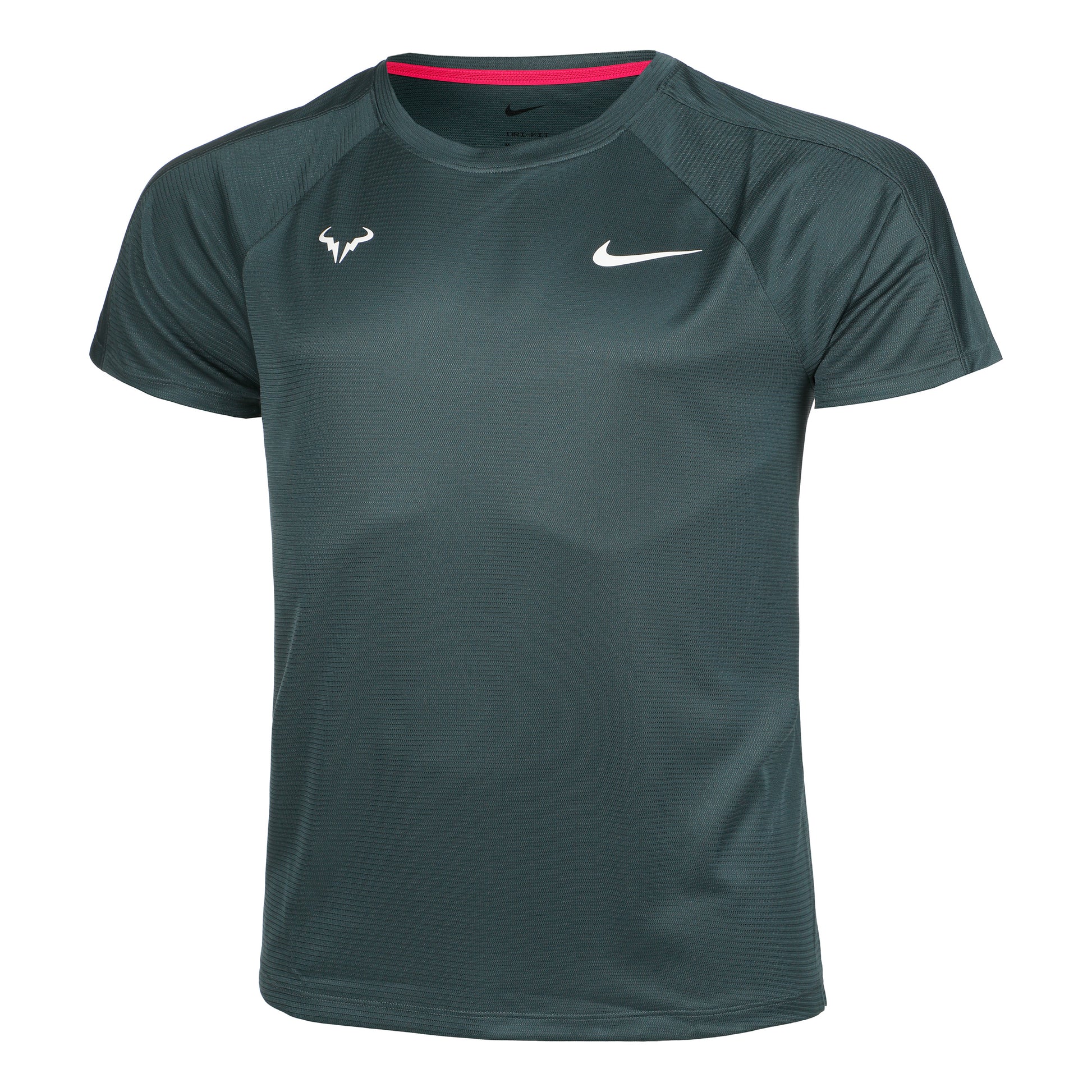 Nike Dri-Fit RAFA MNK Challenger T-Shirt Men - dark green,