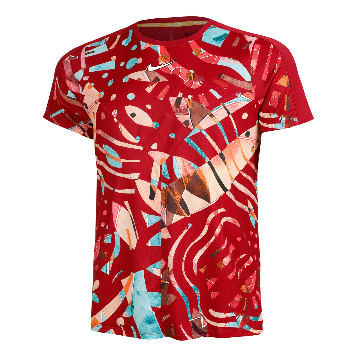 Nike Dri-Fit Court Slam T-Shirt Men - berry, multicoloured