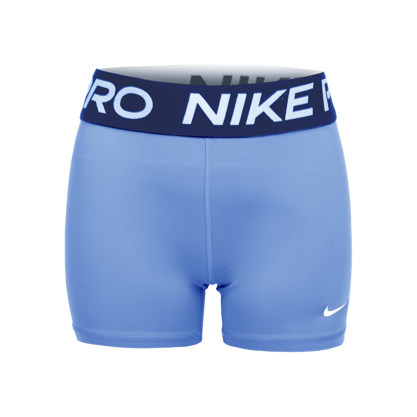 Nike Dri-Fit Big Kids 3in Shorts Girls-light blue,dark blue
