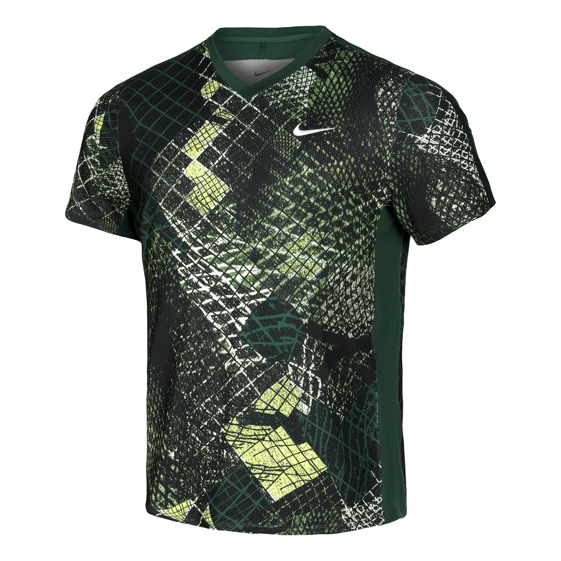 Nike Dri-Fit Court Novelty T-Shirt Men - dark green, multicoloured