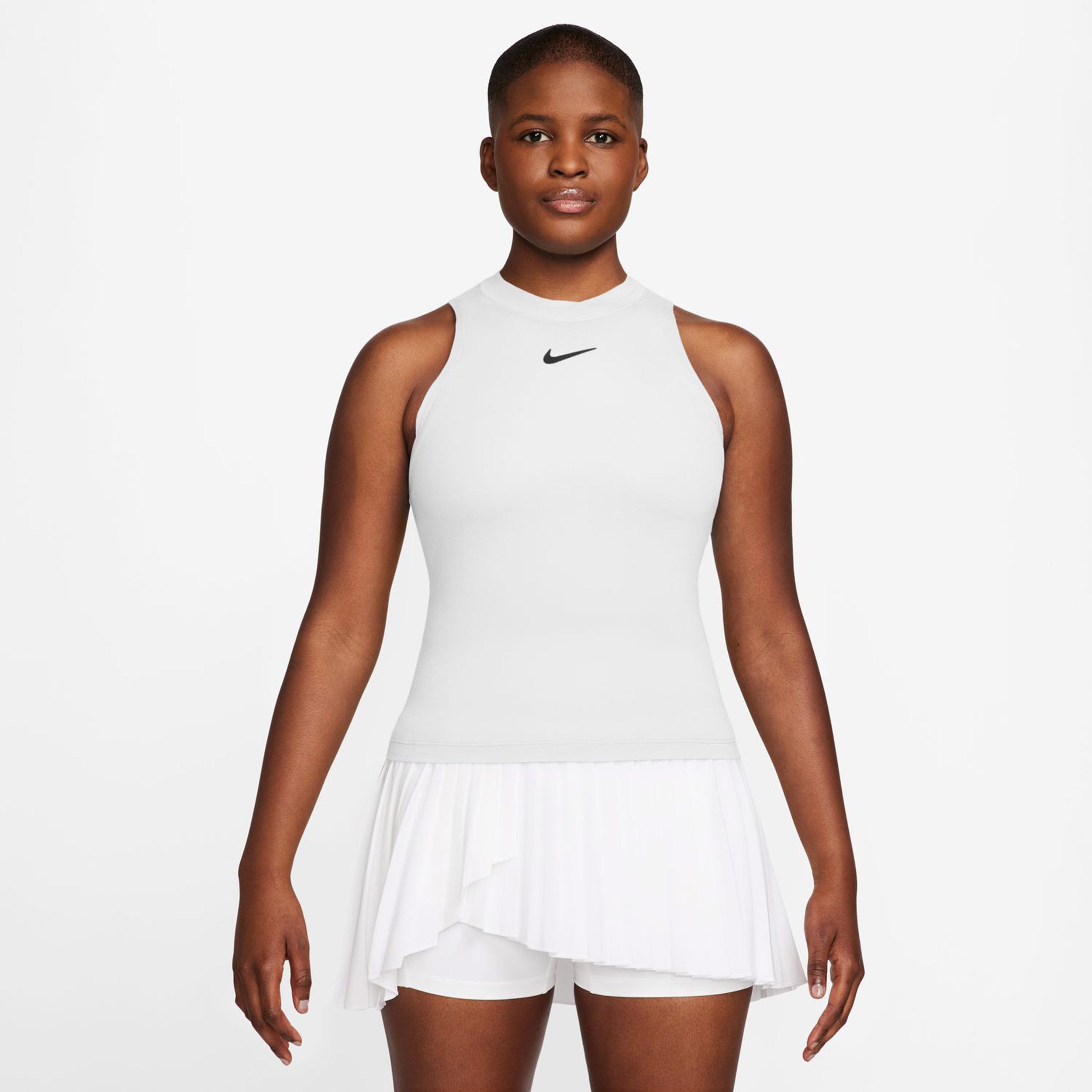 Court Dri-Fit Advantage Tank Top Women-White | Tennis-Point