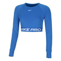 Pro Dri-Fit 365 Crop Long sleeve Women - blue,