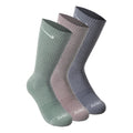 Everyday Plus Cushioned Sports socks 3 Pack Unisex - olive, grey