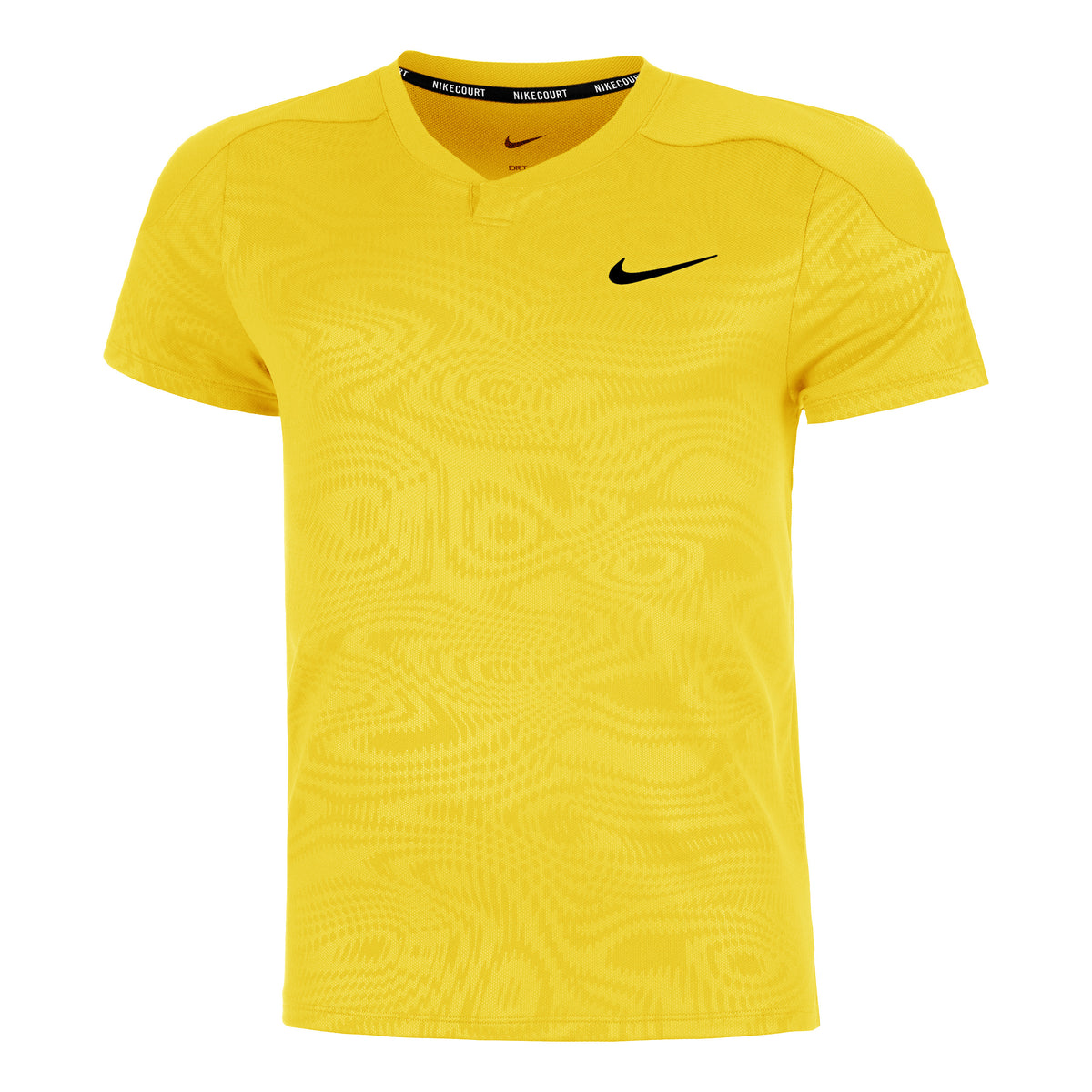 Nike Dri-Fit Court Slam T-Shirt Men - yellow, black