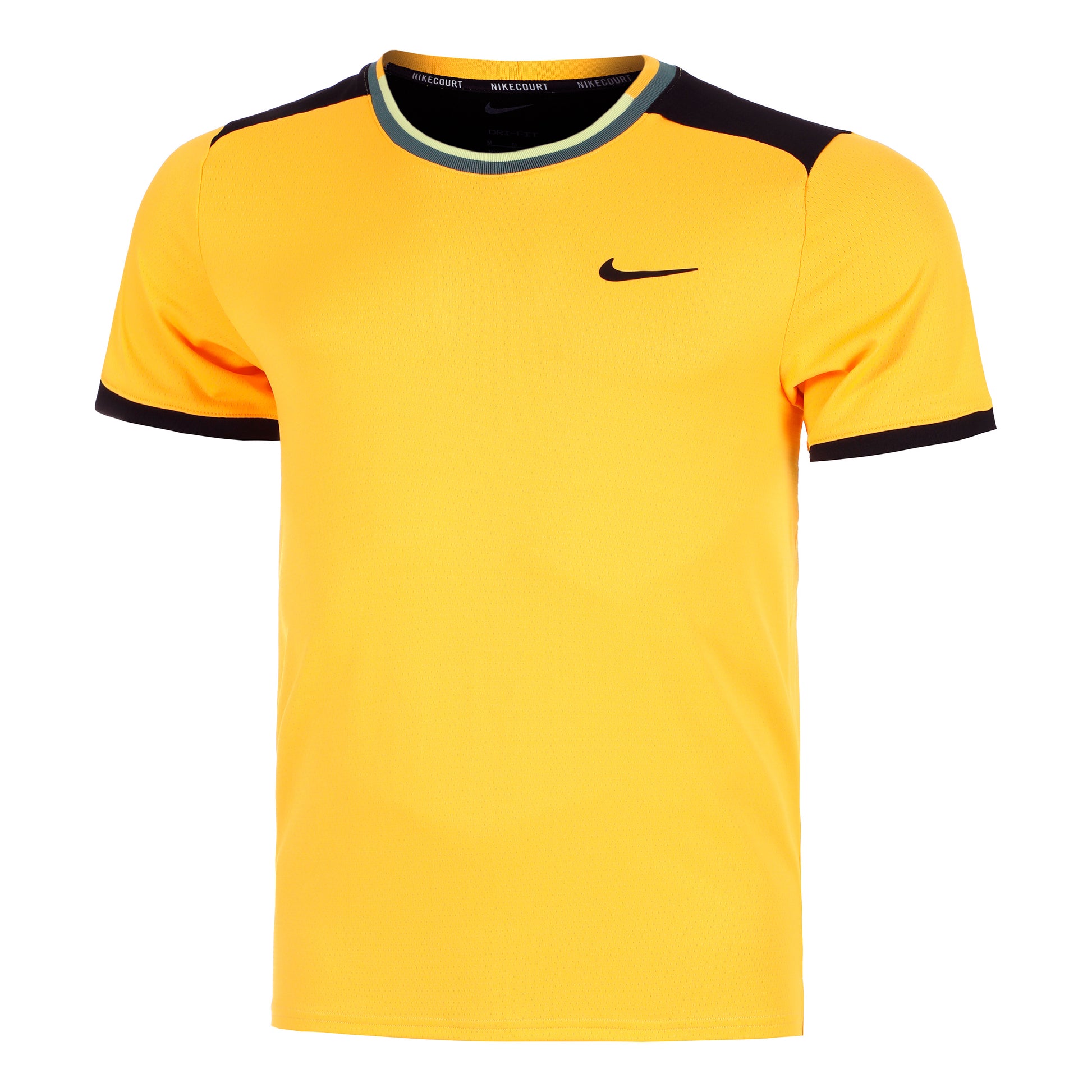 Nike Court Dri-Fit Advantage T-Shirt Men - orange, black